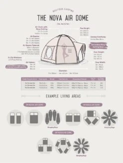 Nova Air Dome Tent 11 Nova Air Dome Tent -Outdoor Camping Store k0efb62f6c44ca5417c4d6375d785ca45