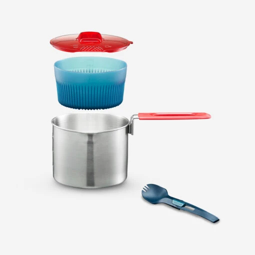 Stainless Steel 1 Person Cooking Set 0.9L