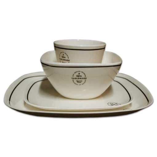 OLPRO Signature Square Melamine Set (8 Piece)