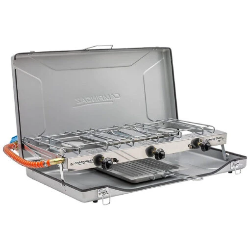 Campingaz Double Burner And Grill Chef Folding CV Stove