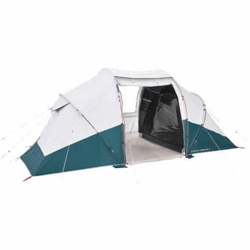 Quechua 4 Man Blackout Tent With Poles - Arpenaz 4.2 F&B