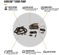Vango Airbeam Turbo Pump - Powered Via 12V DC Car Supply 8 Vango Airbeam Turbo Pump - Powered Via 12V DC Car Supply -Outdoor Camping Store ke0bb534e814b80abd1e92b7141443164